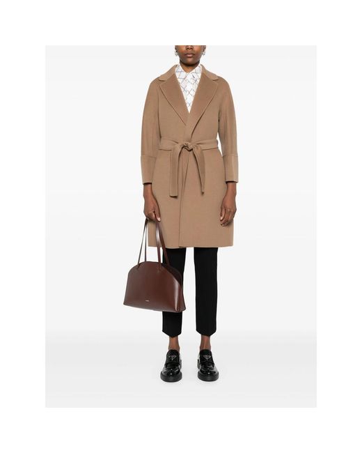 Max Mara Natural Virgin-Wool Coat