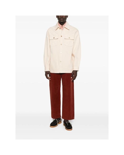 Drole de Monsieur Natural Denim Shirt Jacket for men