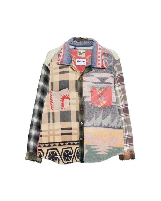 GALLERY DEPT. Multicolor Patchwork Shirt for men