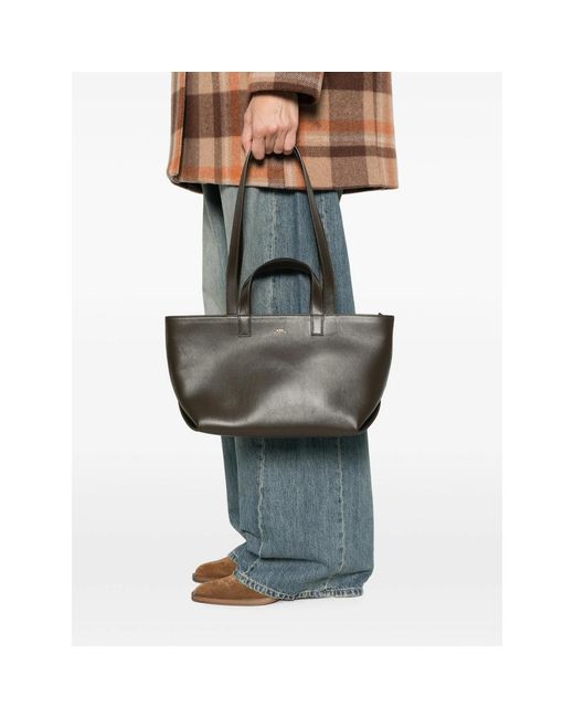 A.P.C. Black Tote Bags