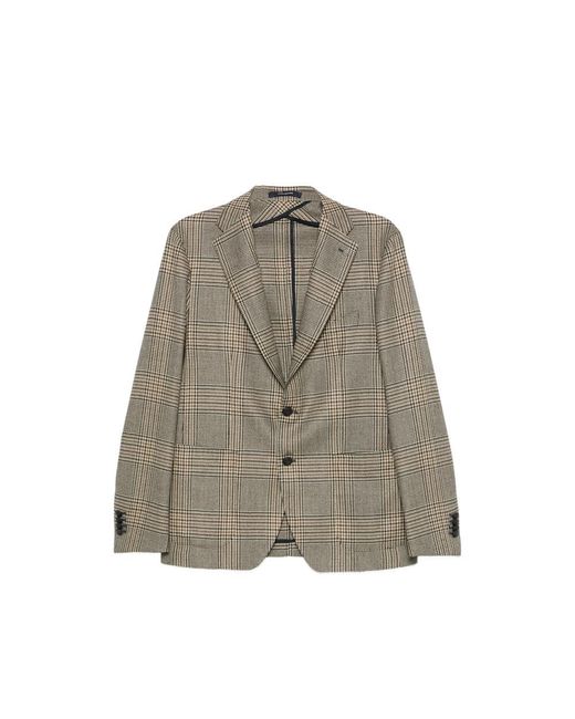 Tagliatore Gray Neutrals Jackets for men