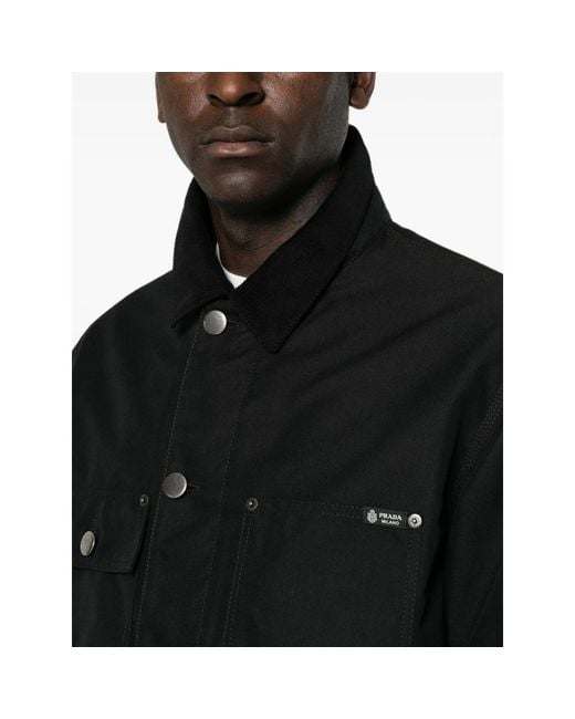 Prada Black Jackets for men
