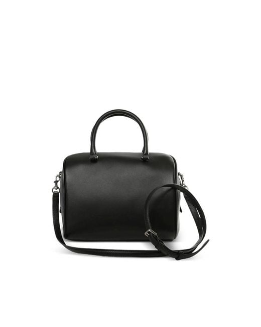 Marc Jacobs Black Small Wave Charm Top-Handle Tote Bag