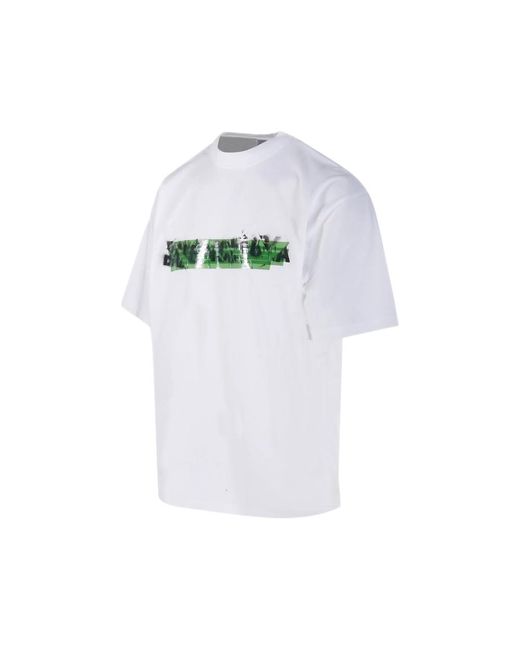 Balenciaga Gray Tape-Effect T-Shirt for men