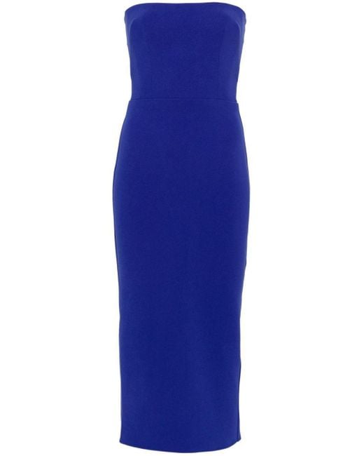 Alex Perry Blue Corset-Style Dress