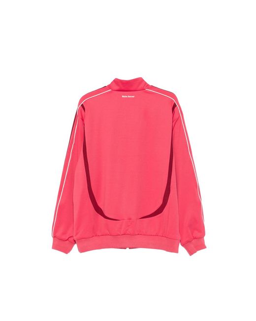 Adidas Pink Wales Bonner Stripe-Detail Track Sweater for men