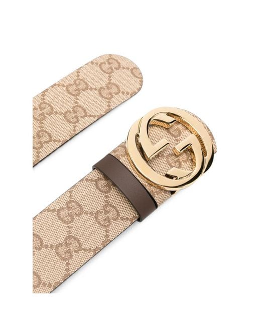 Gucci Natural Blondie Gg Supreme Belt for men