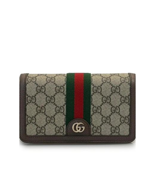 Gucci Green Neutrals Shoulder Bags