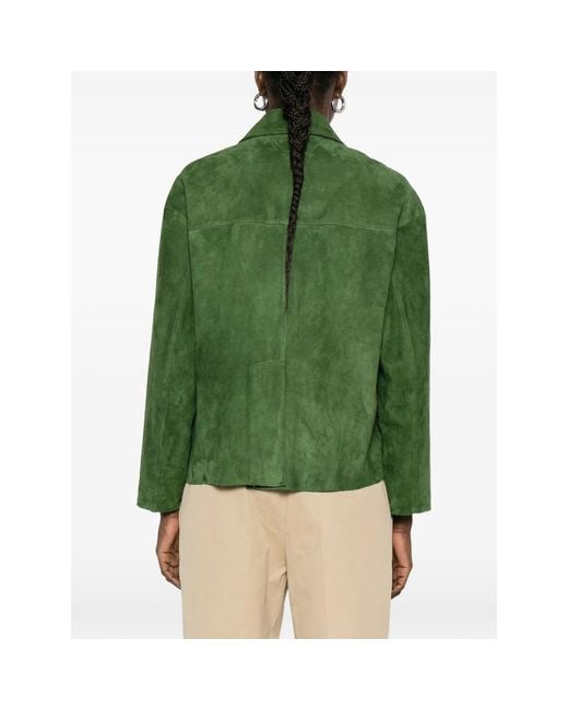 SANTORO Green Button Pocket Jacket