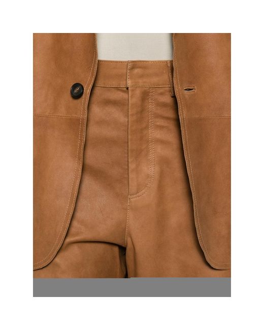 Tela Brown Pocket Panelled Shorts