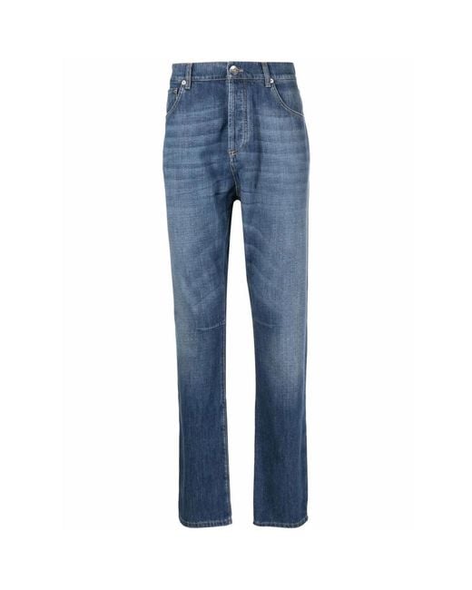 Brunello Cucinelli Blue Denim for men