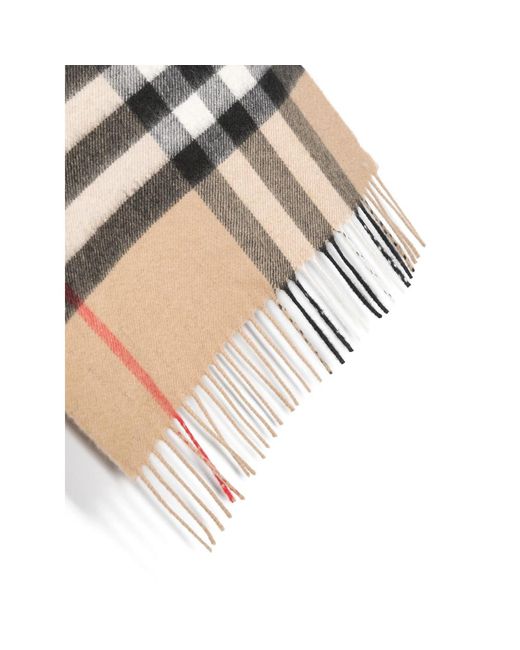 Burberry Natural Scarf Cashmere