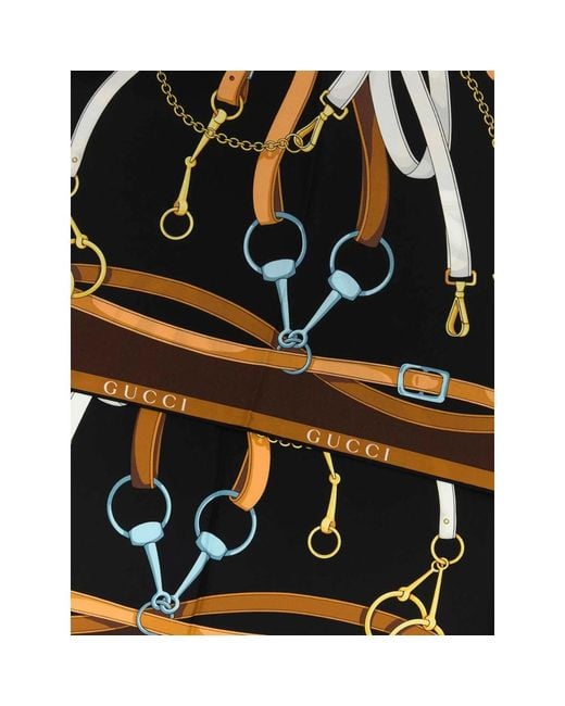 Gucci Blue Scarves