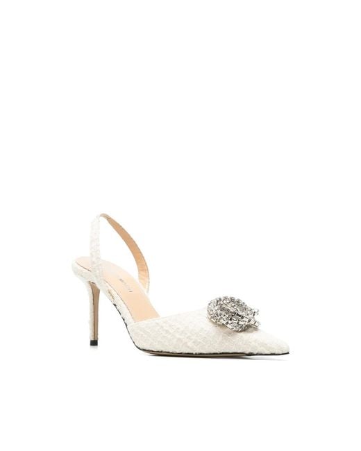 Mach & Mach White Neutrals Shoes