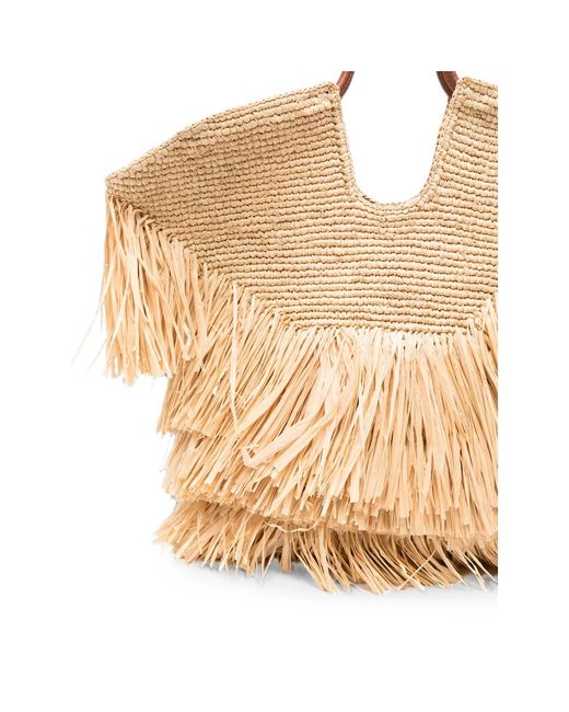 Zimmermann Metallic Neutrals Tote Bags