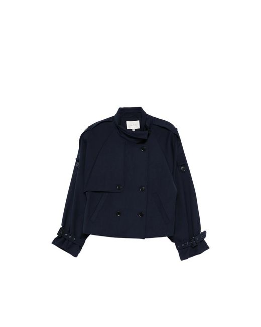 Gestuz Blue Double-Breasted Jacket