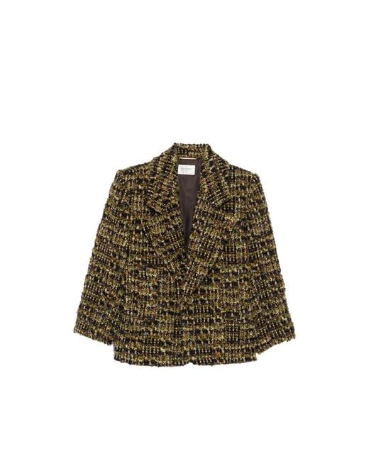 Saint Laurent Green Single-Breasted Jacket