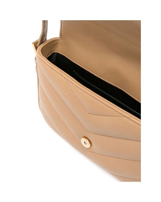 Saint Laurent White Loulou Toy Quilted Leather Shoulder Bag