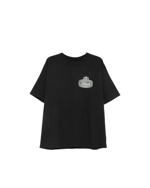 R H U D E © Black T-Shirts & Vests for men