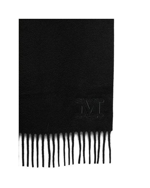 Max Mara Black Scarves