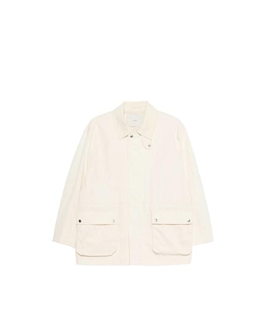 DUNST Natural Flap-Pocket Collared Jacket for men