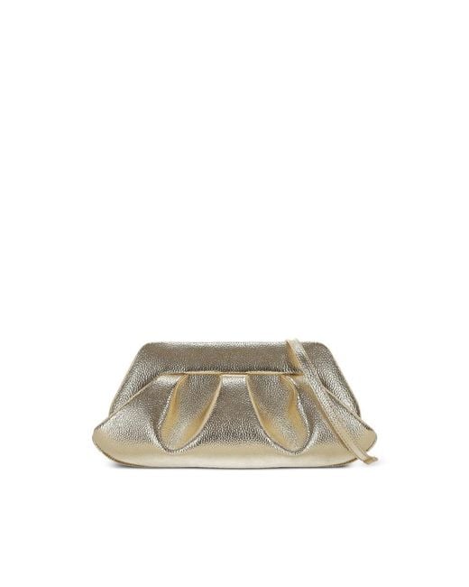 The Moire Multicolor Gea Laminated Clutch Bag