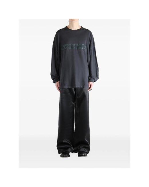 Fear Of God Black Long-Sleeved Top