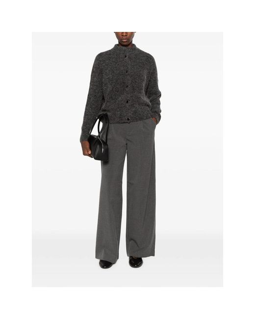 Gestuz Gray Paula Belt-Loops Trousers