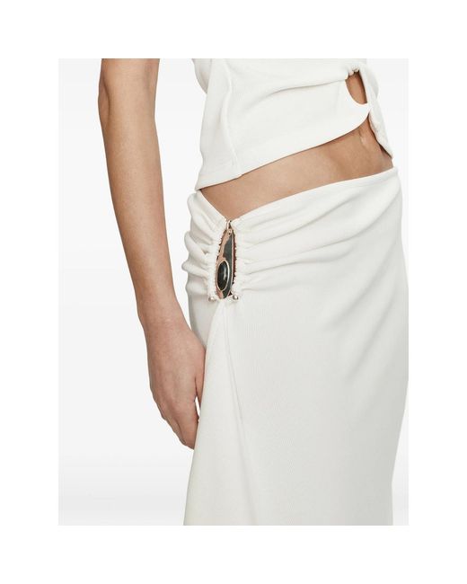 Christopher Esber White Skirt