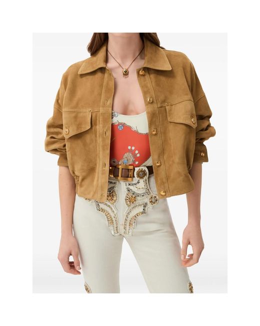 Versace Natural Suede Blouson