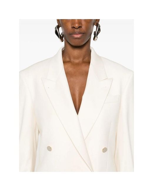 Eraldo Natural Double-Breasted Blazer