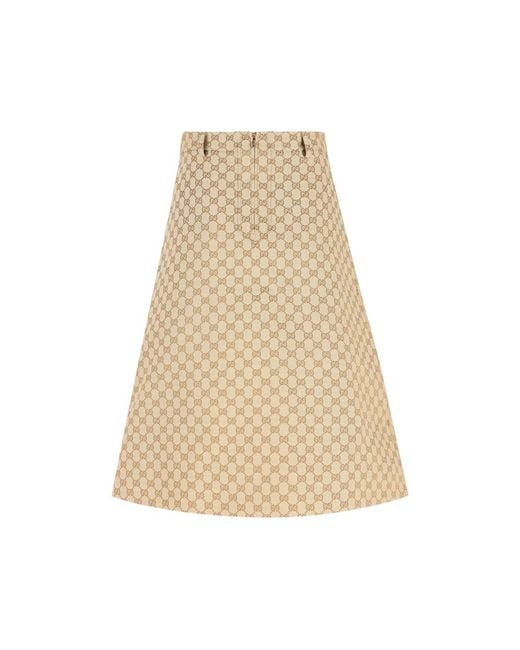 Gucci Natural Neutrals Skirts