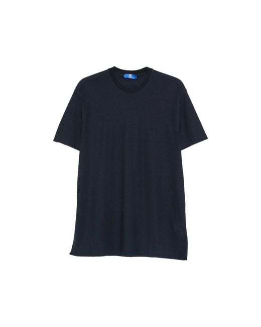 KIRED Blue V-Neck T-Shirt for men