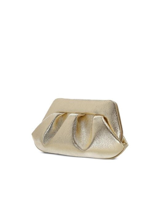 The Moire Multicolor Gea Laminated Clutch Bag