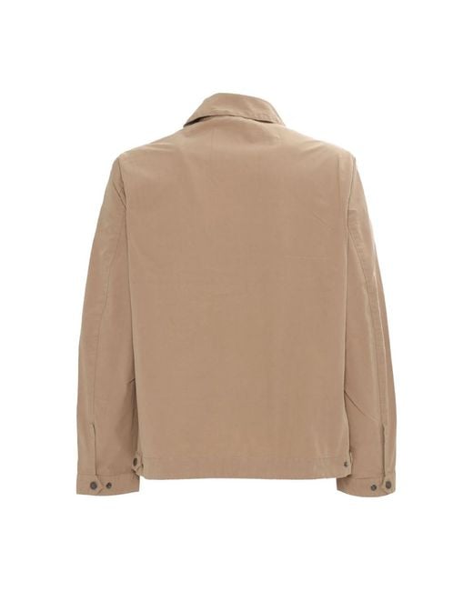 Barbour Natural Shirt Jacket Cotton for men