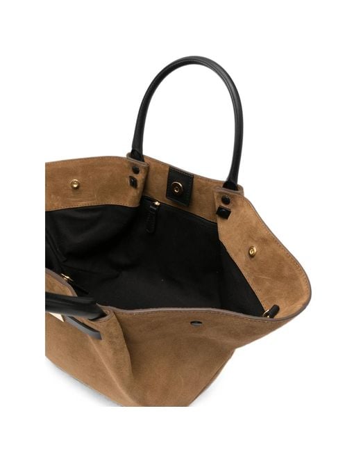 DeMellier London Brown Midi New York Tote Bag