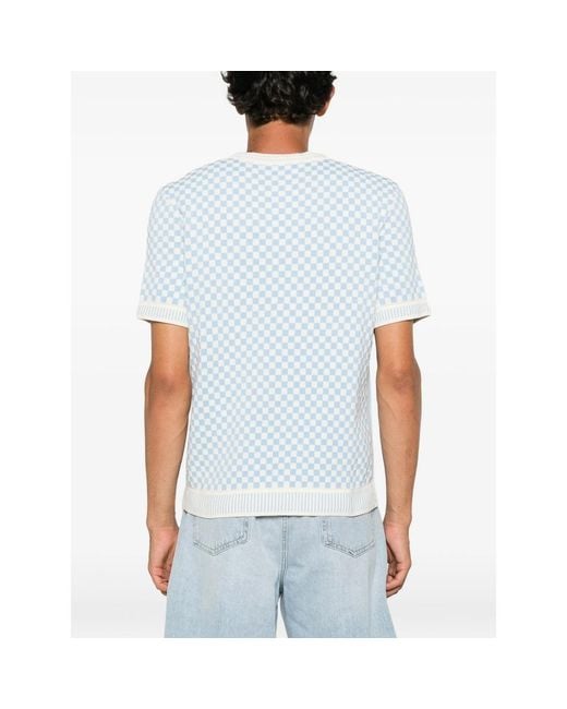 Casablanca Blue T-Shirts And Vests for men