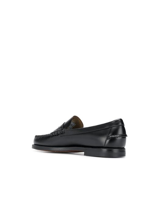 Sebago Black Penny Slip-On Loafers for men