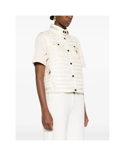 Moncler White Neutrals Jackets