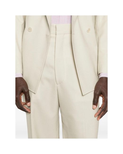 Reveres 1949 White Double-Breasted Suit for men