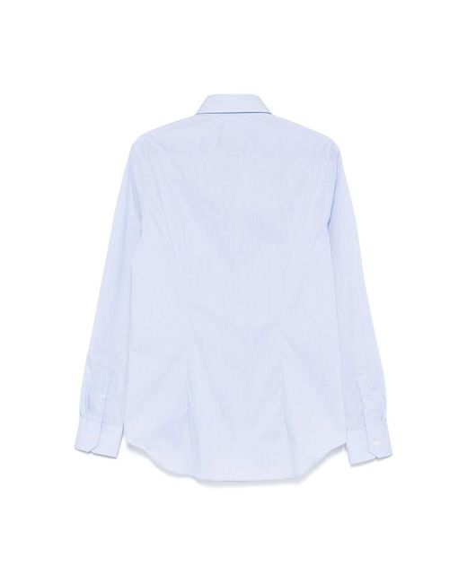 Eraldo Blue Long-Sleeve Shirt for men