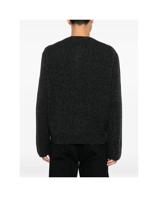 Diana Studio Black Long-Sleeve Sweater for men