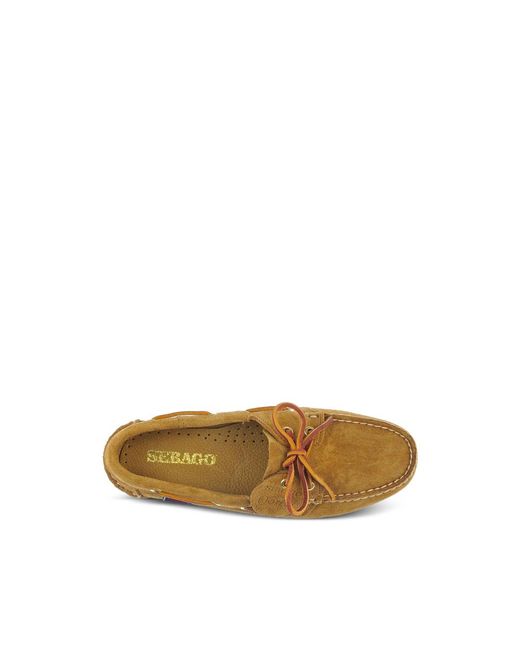Sebago Brown Docksides Suede Loafers