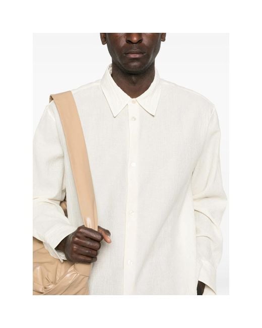 Studio Nicholson White Buttoned Shirt for men