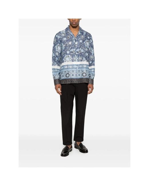 Isaia Blue Shirts for men