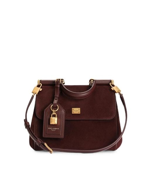 Dolce & Gabbana Brown Small My Sicily Handbag