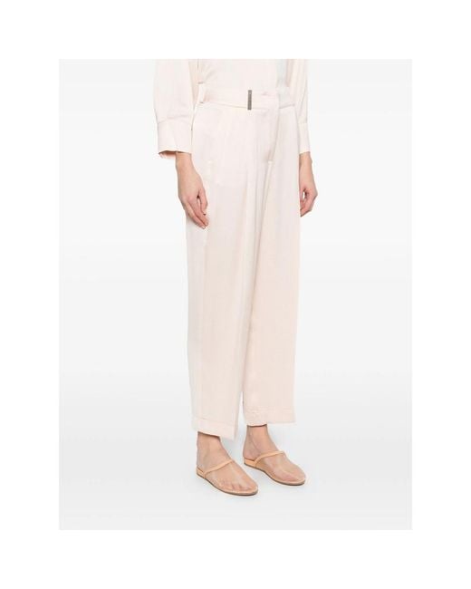 Peserico White Trousers