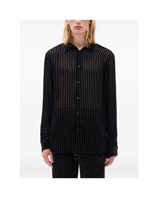 Ann Demeulemeester Black Shirts for men
