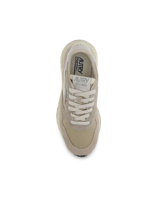 Autry Natural Reelwind Panelled Sneakers