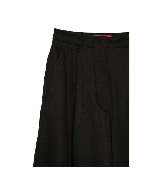 Thelatest Black Billie Wide-Leg Trousers
